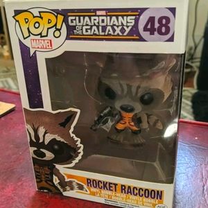 Funko Pop Guardians Rocket Flocked
